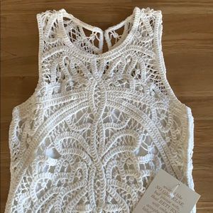 Crochet tank dress